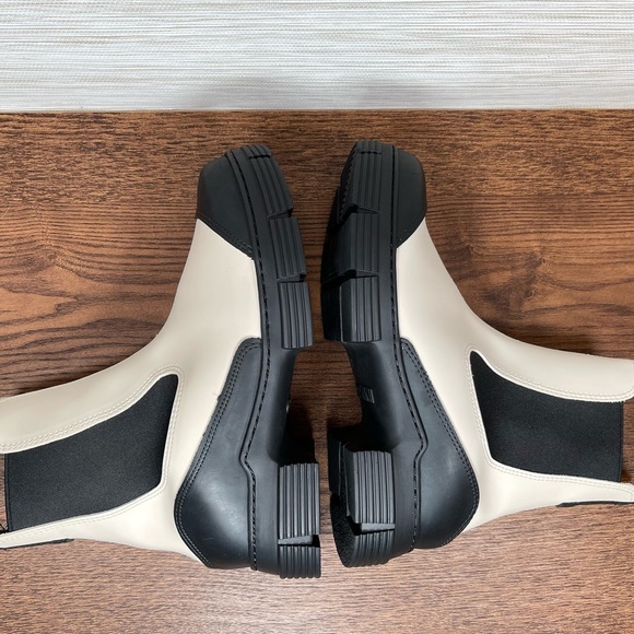 GANNI Waterproof Recycled Rubber City Boot In Brazilian Sand Size 7 EU37 - Picture 13 of 15